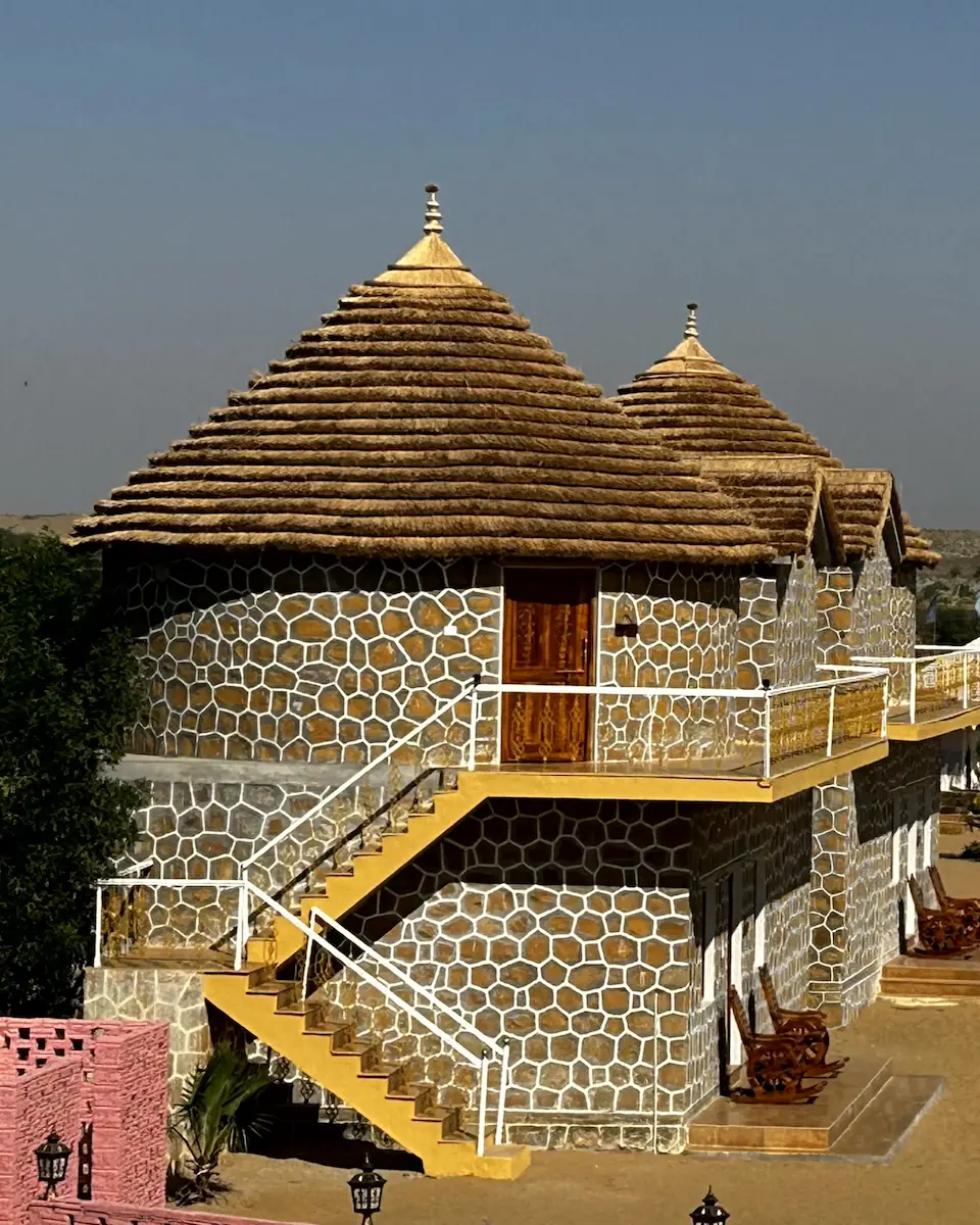 Golden Stone House at the British Villa, Bhavya Resort Jaisalmer